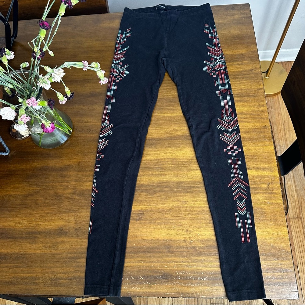 Print Leggings XS Forever 21
